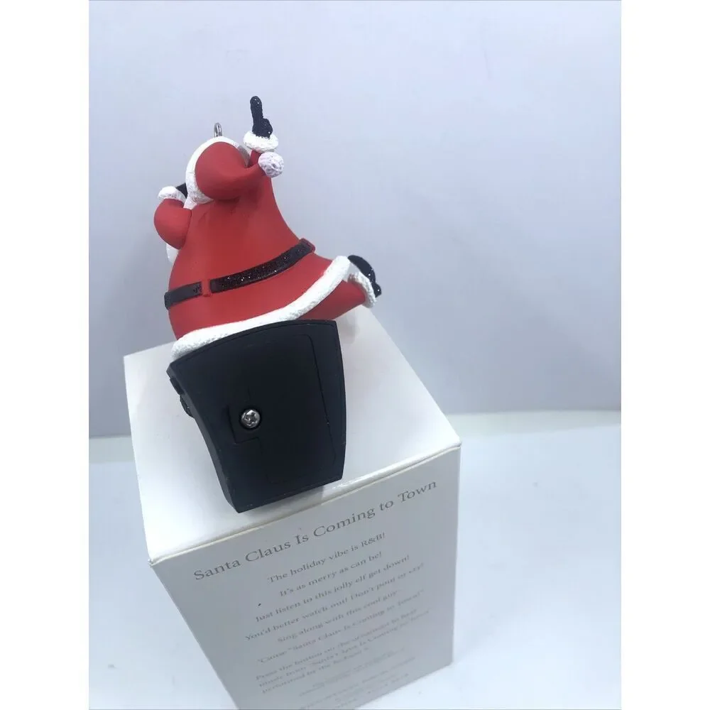 Hallmark Ornament MAGIC with Sound - SANTA CLAUS IS COMING TO TOWN 2010.